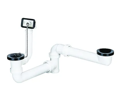 Produktbild von Dallmer Ab- und Überlauf-Set 023 U 1 1/2"