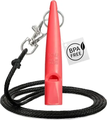 Produktbild von Hunde-Pfeife Nr. 211.5 mit Pfeifenband | Ideal für Hundetraining | ABS-Material in Lebensmittelqualität | Standardisierte Frequenz | Laut und weitreichend