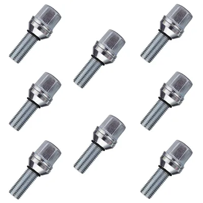 Immagine prodotto di 8x bulloni di offset M12x1,25 28mm bulloni eccentrici Bulloni ruota con cono mobile SW17