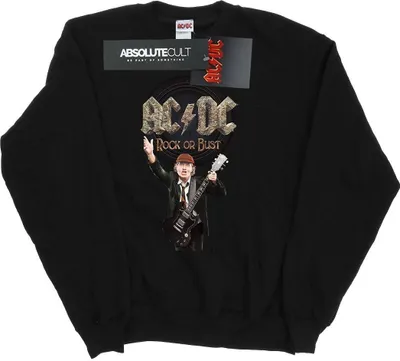 Produktbild von AC/DC - "Rock Or Bust" Sweatshirt für Damen BI2333 (S) (Schwarz)