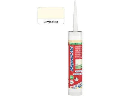 Obrázek produktu pro MAPEI® MAPESIL AC 1-komponentní silikon pro spoje 131 vanilka 310 ml pro těsnění s BioBlock® ANTICLE MOLD