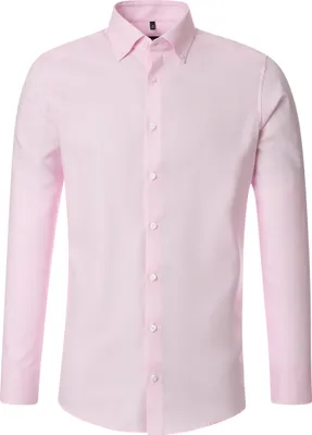 Produktbild von VENTI Herren Businesshemd Langarm Button-Down Modern-Fit Rosa 42