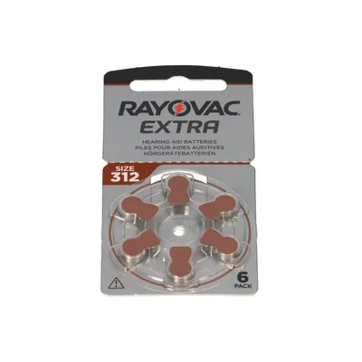 Obrázok produktu pre Batéria do načúvadiel Rayovac Extra PR41 (A312, B3124, L312ZA) 6ks