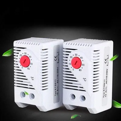 Obrázok produktu pre Elektrický regulátor teploty s mechanickým nastavením, modrý, 0–60 °C