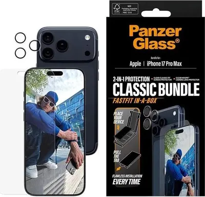 Produktbild von PanzerGlass PG28937, Apple, iPhone 17 Pro Max, Kratzresistent, Transparent