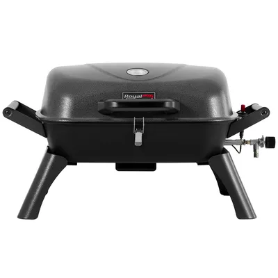 Produktbild von Royal Gourmet Gasgrill mit 3,5 kW, Tischgasgrill mit Griffen und Klappbaren Beinen, Tragbarer Campinggrill für Garten, Balkon