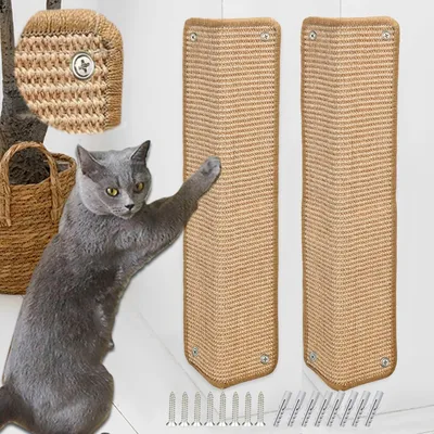 Produktbild von Katzenkratzmatte aus Sisal zur Wandmontage