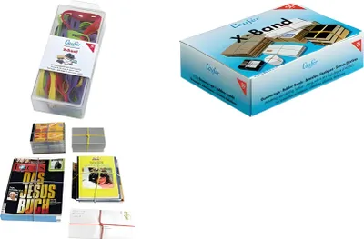 Immagine prodotto di L "ufer X-ribbon in scatola di cartone - 100 g, 80 x 11 mm, colori assortiti