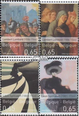 Produktbild von Briefmarken Belgien 2006 Mi 3564-3567 (kompl.Ausg.) postfrisch Kunst in Belgien
