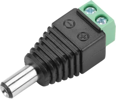 Produktbild von DC-Netzstecker, DC-Stecker, DC-Klemmenstecker, Klemmenadapter, Klemmenstecker, DC-Netzstecker