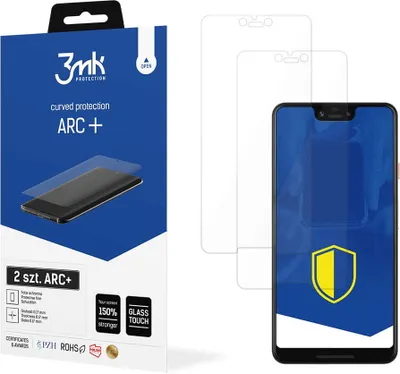 Produktbild von 3mk Display Schutzfolie ARC+ für Google Pixel 3 XL  0,17mm Self-Heal (2 Stück)
