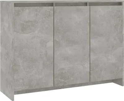 Obrázek produktu pro vidaXL Příborník betonový šedý 102x33x75 cm výrobek z odvozeného dřeva