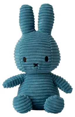 Productafbeelding van Miffy corduroy vlieger, blauw - 23 cm