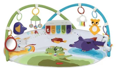 Immagine prodotto di Tiny Love Developmental Gymini, tappetino da gioco per neonati con musica, da 0 mesi in su, tappetino da gioco per neonati, 20 attività, mobile musicale da viaggio, Born to Party