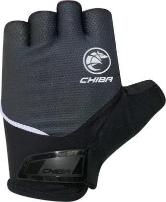 Produktbild von CHIBA Sport - Radhandschuhe XS dunkelgrau, atmungsaktiv, gepolstert.