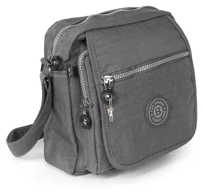 Image de Bag Street sac à main femme sac gris nylon 20x10x22 D2OTJ218K