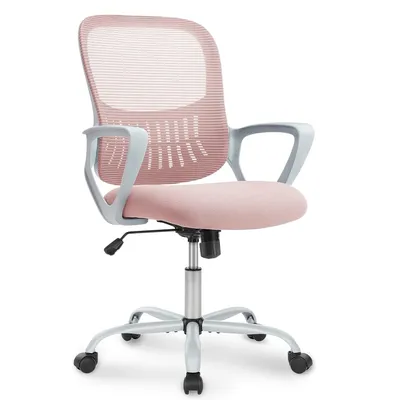 Produktbild von Bürostuhl Ergonomisch, Schreibtischstuhl mit Lendenwirbelstütze, Verstellbaren Armlehnen Bürostühle, Höhenverstellbarer office chair, Drehstuhl