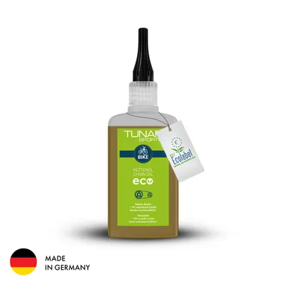 Produktbild von TUNAP SPORTS Kettenöl eco - 100 ml Tropfflasche | Biologisch abbaubar | Leichtläufige Fahrrad Langzeit-Schmierung für die Kette | Über 90% nachwachsenden Rohstoffen | E-Bike Ready |  Germany