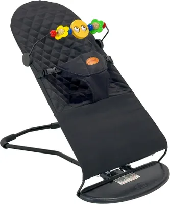 Produktbild von Babywippe, Tragfähigkeit 20 kg, geeignet für 0-1 Jahre alt, Schwarz