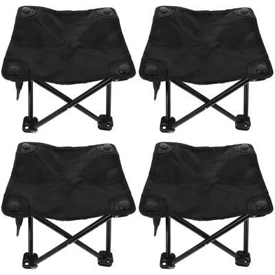 Produktbild von Campingstuhl,4er Set Faltbar Camping Hocker,Angelhocker bis 200 kg,Outdoor Stuhl für Camping, Picknick und Angeln
