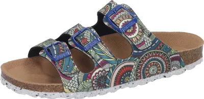 Produktbild von Dr. Brinkmann Damen Pantoletten trendige Clogs 701531, Größe:38 EU, Farbe:Mehrfarbig