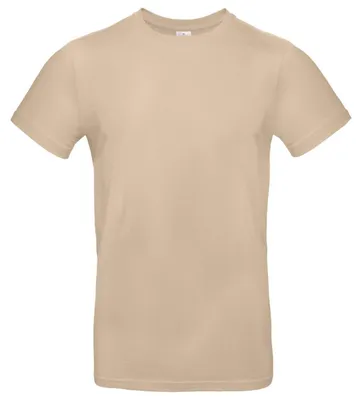 Produktbild von B&C Herren T-Shirt #E190 Tee FK134 (L) (Sand)