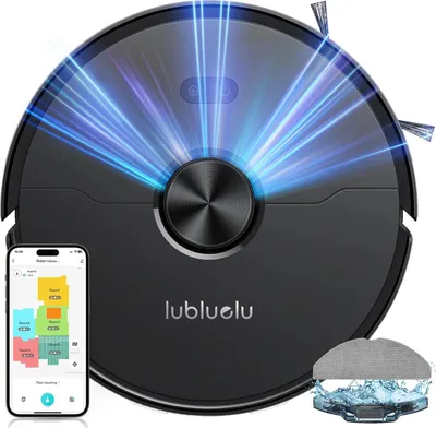 Produktbild von L15 Ultra - Saugroboter - LiDAR-Navigation - Mehrgeschoss-Kartierung - Laufzeit 120–150 Min - Akku 2600 mAh - Staubbehälter 330 ml - Schwarz