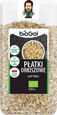 PŁATKI ORKISZOWE BIO 300 g - BIOGOL