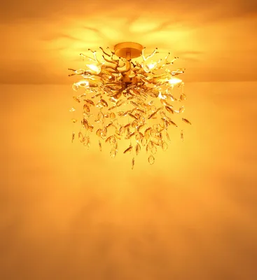 Produktbild von GLOBO Lighting Deckenleuchte QUEENA DH 50x56 cm gold Deckenlampe