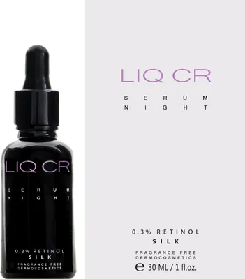 Produktbild von Nachtserum mit 0.3% Retinol und Seidenextrakt 30ml