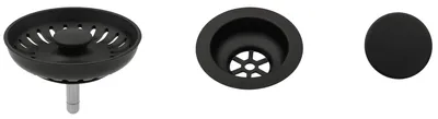 Obrázek produktu pro Sinks Komponenty pro granit. dřez - černý plast