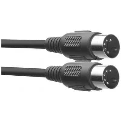 Zdjęcie produktu dla Stagg MDC-1H Kabel MIDI + DIN M/DIN M - PVC wbudowany w kształtki