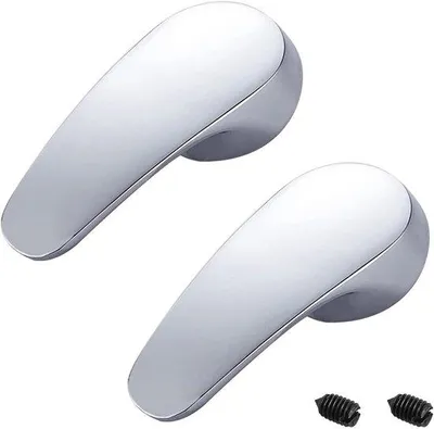 Produktbild von Universelle 40-mm-Ventilkartusche mit Knopf und verstellbarer Schraube – 2 Stück, ideal für Küche und Badezimmer, langlebige Accessoires mit verchromter Oberfläche