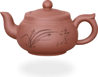 Obrázok produktu pre tea4chill čínska čajová kanvica Wuhan z hliny 400 ml, ručne vyrobená, v elegantnej darčekovej krabičke