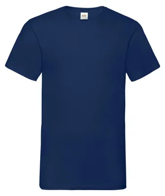 Obrázok produktu pre Fruit of the Loom – Pánske tričko „Valueweight“ s výstrihom do V FK3313 (XL) (námornícka modrá)