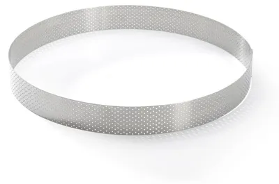 Backring aus Edelstahl, Ø 28,5 cm, Höhe 3,5 cm