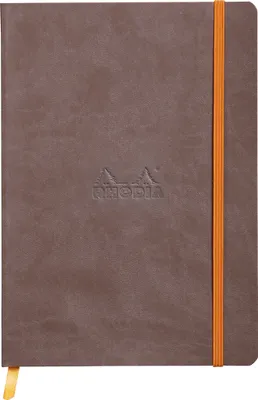 Produktbild von Rhodia 117403C, Einfarbig, Schokolade, A5, 80 Blätter, 90 g/m², Liniertes Papier