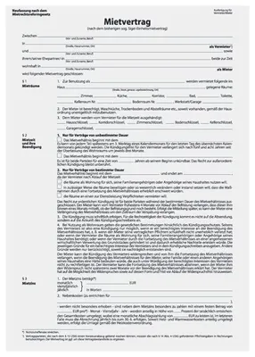 Immagine prodotto di sigel Vordruck "Mietvertrag", A4, 4-seitig - für den Markt: D - 25 Stück (MV464)
