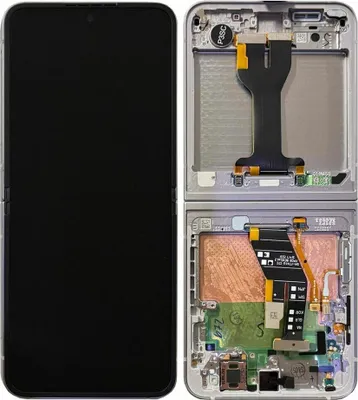Produktbild von Original Foldable Dynamic LTPO AMOLED 2X 120Hz Display Touchscreen Bildschirm Rahmen Silber für Samsung Galaxy Z Flip6 5G SM-F741B, SM-F741B/DS, SM-F741U & Werkzeug