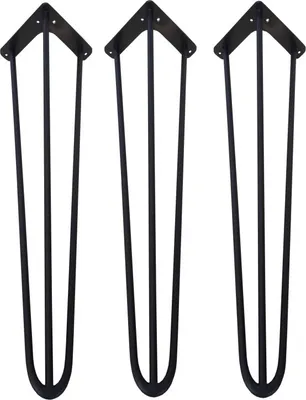 Obrázek produktu pro Kovová noha fi10 se třemi tyčemi H71cm černá ATOS