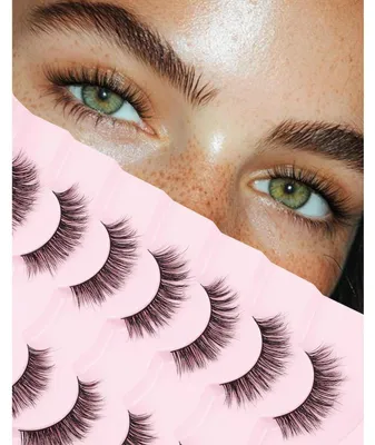 Produktbild von Künstliche Wimpern Natürlicher Look Wispy Lashes 7 Paar D75 (9,12,13mm)