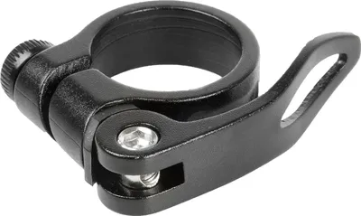 Produktbild von Sattelklemme 34.9 mm | 35.0 mm Alu, mit Schnellspanner, schwarz eloxiert
