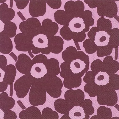 Produktbild von Servietten 33x33 cm - MINI UNIKKO pink