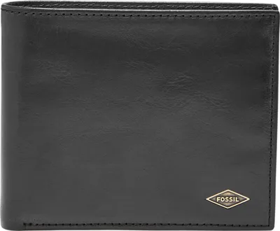 Produktbild von FOSSIL Leder Geldbörse Ryan Large Coin Pocket Bifold Black schwarz