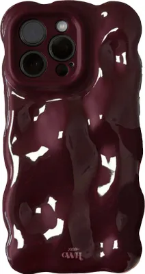 Produktbild von Bubbly Hülle Burgundy  - Kompatibel mit iPhone 14 Pro Max