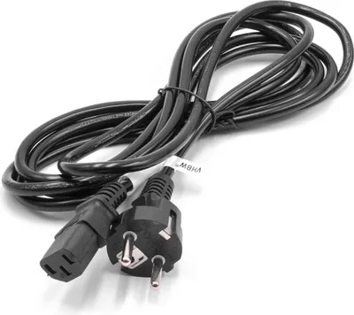 Produktbild von vhbw Netzkabel Schutzkontaktstecker für Kaltgeräte z.B. PC Monitor Computer Drucker - C13 Buchse, 3 m