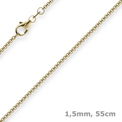 1-5mm-Venezianerkette-rund-750-Gelbgold-55cm
