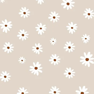 Produktbild von Bibelotte Gänseblümchen Tapete Nude | Farbe und Tapete