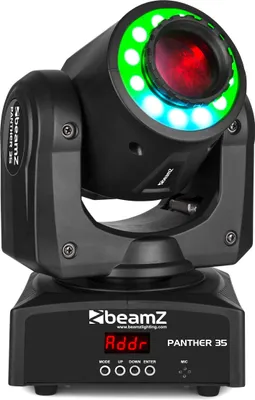 Produktbild von BeamZ Panther 35, Disco-Laserprojektor & Stroboskop, Schwarz, LED, 1 Lampen, 35 W, 5300 Lux