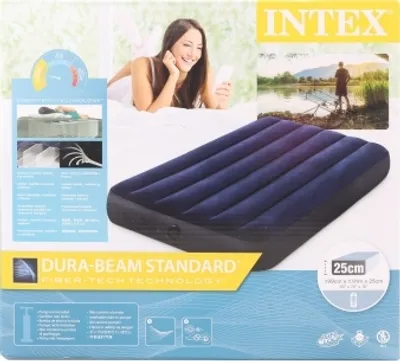 Produktbild von Intex 64757 Einzelbett Luftmatratze Luftbett Classic Downy 99x191x25